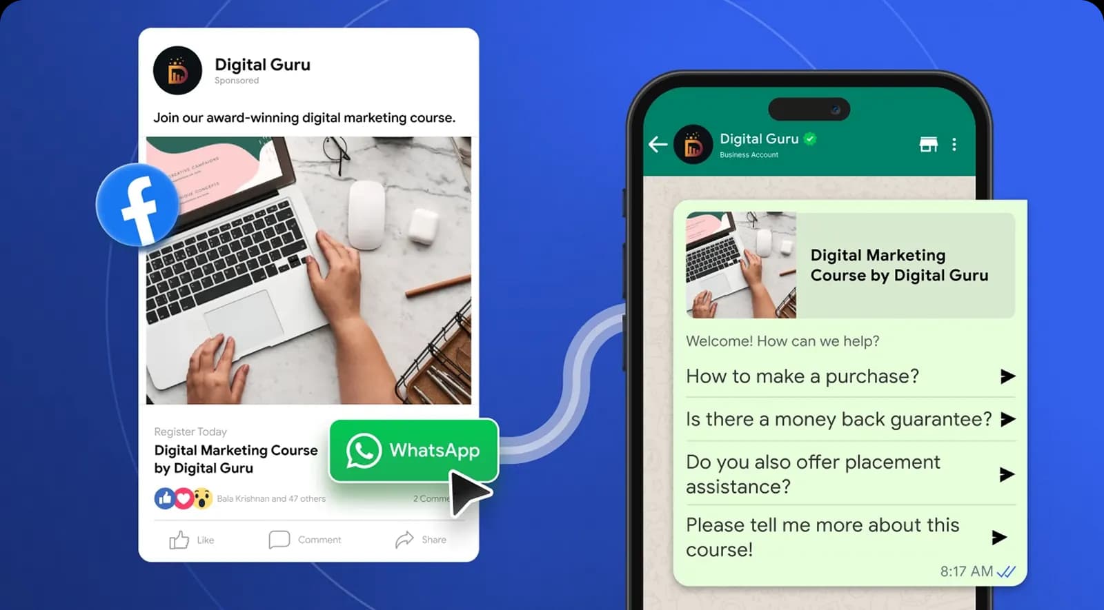 WhatsApp bulk messaging software dashboard