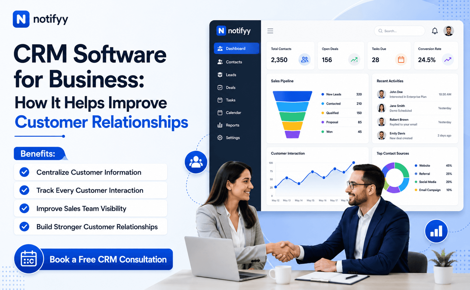 How CRM Software for Business Helps Improve Customer Relationships