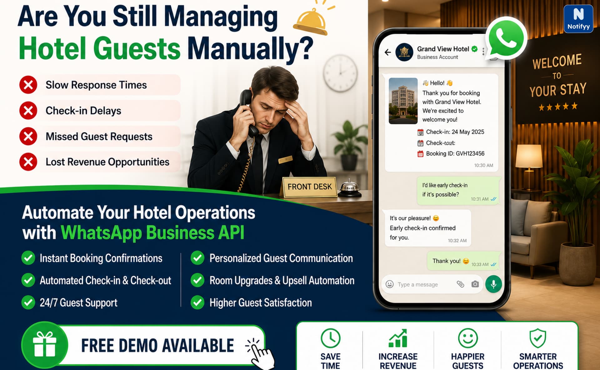 How WhatsApp API Automation is Transforming Hotel Guest Experiences