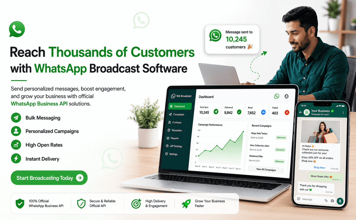 Why Businesses Are Switching to WhatsApp Broadcast Software