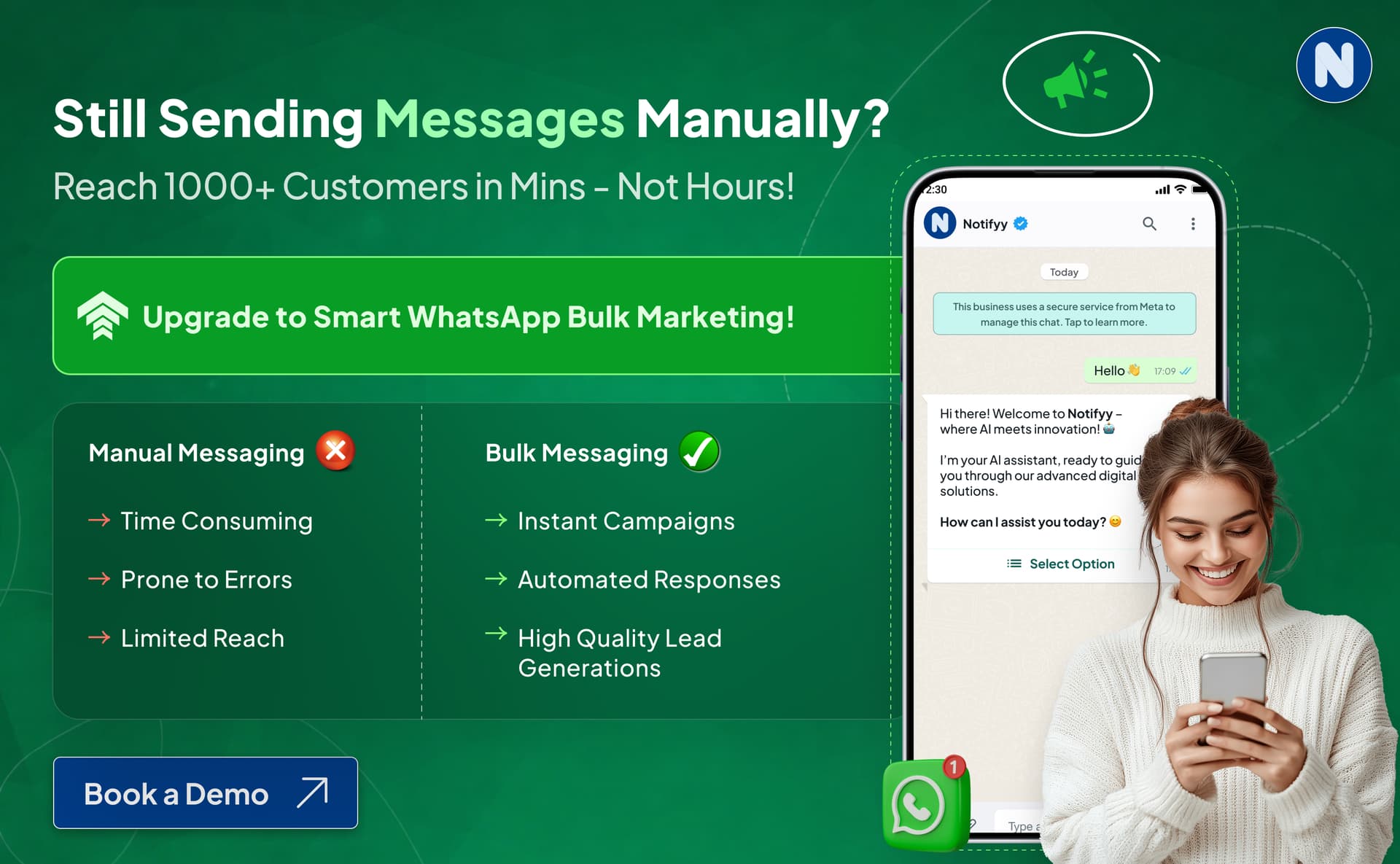 Manual WhatsApp Messaging vs WhatsApp Automation Tool: Which is Better for High-Quality Leads?