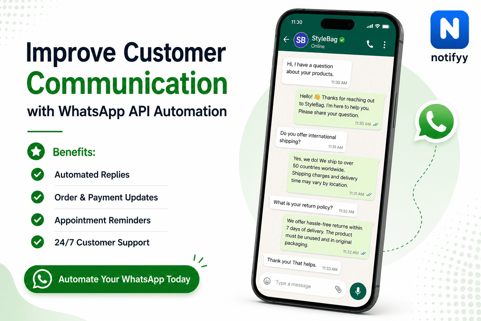 WhatsApp Messaging Software Automation WhatsApp messaging software interface for customer communication automation